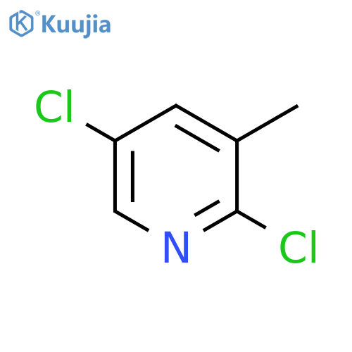2,5-Dichloro-3-methylpyridine structure