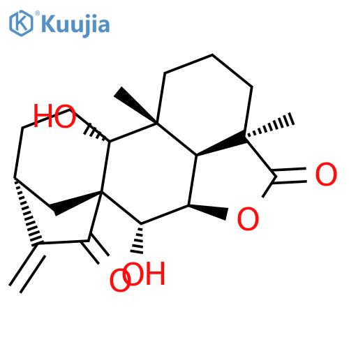ent-7α,9-Dihydroxy-15-oxokaur-16-en-19,6β-olide structure