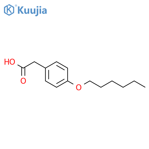 2-4-(Hexyloxy)phenylacetic Acid structure
