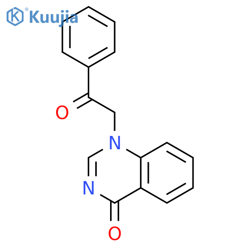 1-(2-Oxo-2-phenylethyl)quinazolin-4(1H)-one structure