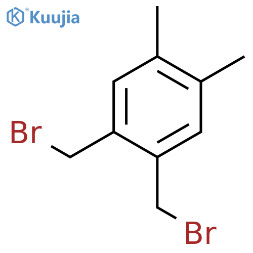 BENZENE, 1,2-BIS(BROMOMETHYL)-4,5-DIMETHYL- structure