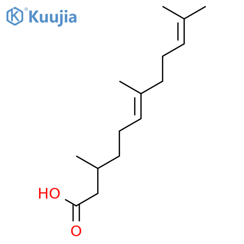 6,10-Dodecadienoic acid, 3,7,11-trimethyl-, (3S)- structure