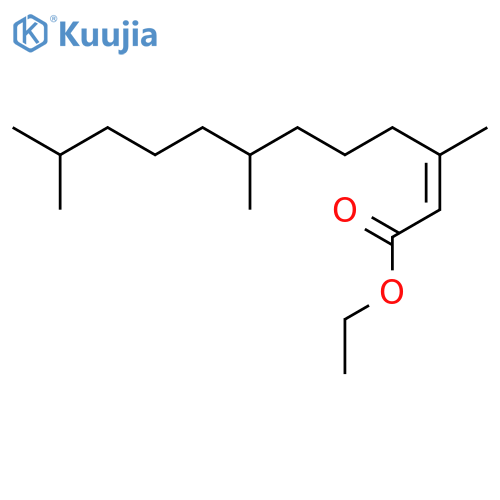 2-Dodecenoic acid, 3,7,11-trimethyl-, ethyl ester, (Z)- structure