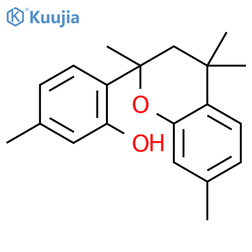 5-methyl-2-(2,4,4,7-tetramethyl-3h-chromen-2-yl)phenol structure