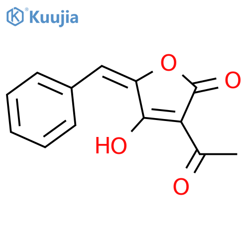 2(5H)-Furanone,3-acetyl-4-hydroxy-5-(phenylmethylene)- structure