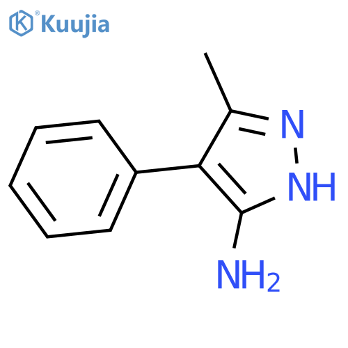 3-Methyl-4-phenyl-1H-pyrazol-5-amine structure