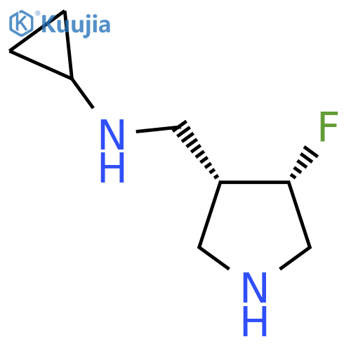 N-{[(3R,4S)-4-Fluoropyrrolidin-3-YL]methyl}cyclopropanamine structure