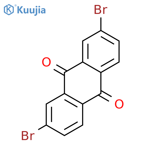 2,7-dibromoanthracene-9,10-dione structure