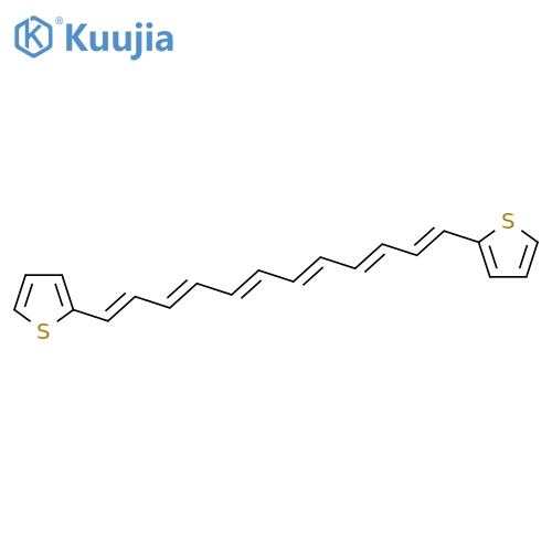 Thiophene, 2,2'-(1,3,5,7,9,11-dodecahexaene-1,12-diyl)bis- structure