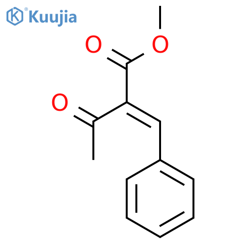 methyl (2E)-2-benzylidene-3-oxobutanoate structure
