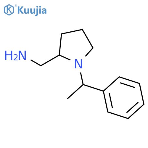 2-Pyrrolidinemethanamine, 1-(1-phenylethyl)- structure