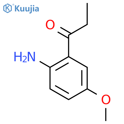 1-(2-amino-5-methoxyphenyl)propan-1-one structure