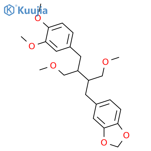 8,8'-Lignan-3,3',4,4',9,9'-hexol; (8S,8'S)-form, 3,4-Methylene, 3',4',9,9'-tetra-Me ether structure