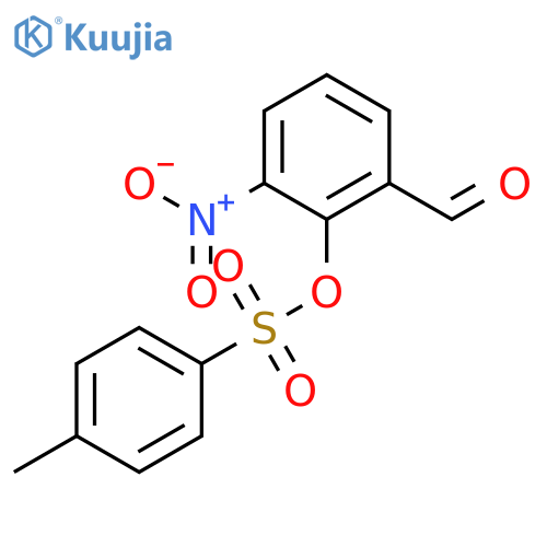Benzaldehyde, 2-[[(4-methylphenyl)sulfonyl]oxy]-3-nitro- structure