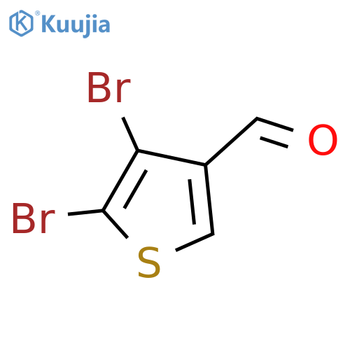 4,5-Dibromothiophene-3-carbaldehyde structure