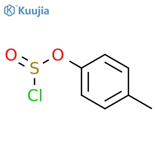 Chlorosulfurous acid, 4-methylphenyl ester structure