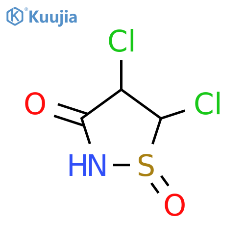 3-Isothiazolidinone, 4,5-dichloro-, 1-oxide structure