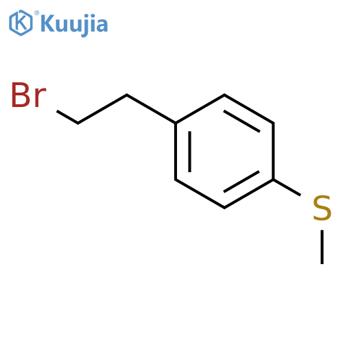 1-(2-bromoethyl)-4-(methylsulfanyl)benzene structure