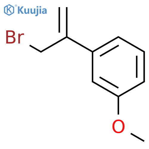 1-(3-bromoprop-1-en-2-yl)-3-methoxybenzene structure