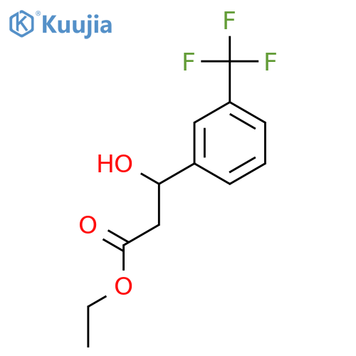 Ethyl 3-hydroxy-3-(3-(trifluoromethyl)phenyl)propanoate structure