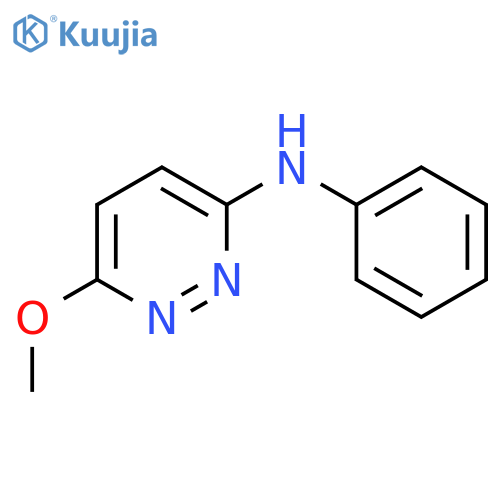 3-Pyridazinamine, 6-methoxy-N-phenyl- structure
