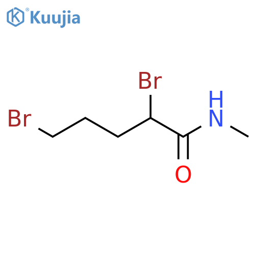 PENTANAMIDE, 2,5-DIBROMO-N-METHYL- structure