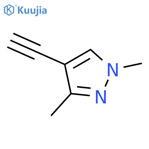 4-ethynyl-1,3-dimethyl-1{H}-pyrazole structure