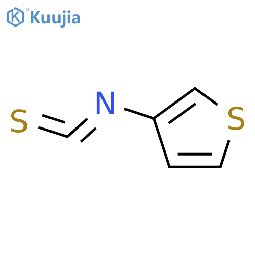 3-isothiocyanatothiophene structure