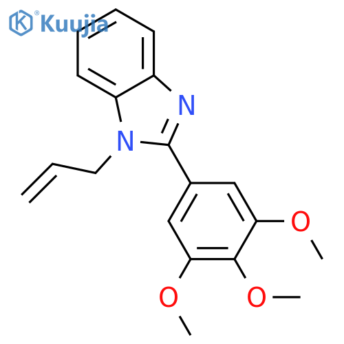 1-(prop-2-en-1-yl)-2-(3,4,5-trimethoxyphenyl)-1H-1,3-benzodiazole structure