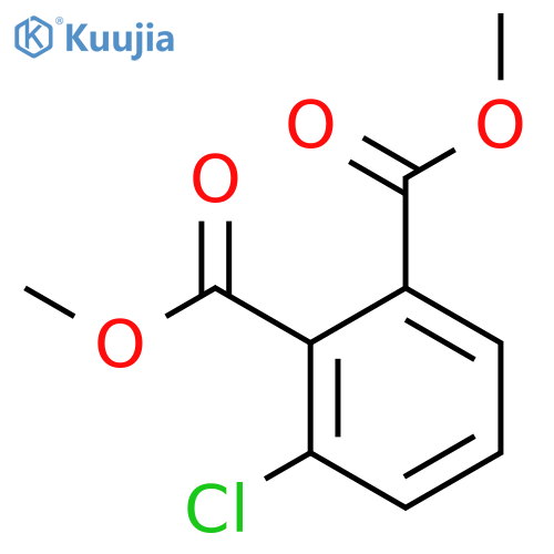 Dimethyl 3-chlorobenzene-1,2-dicarboxylate structure