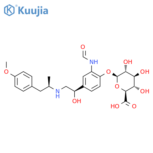 Formoterol O-b-D-Glucuronide (mixture of diastereomers) structure