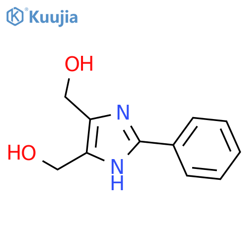 (2-Phenyl-1H-imidazole-4,5-diyl)dimethanol structure