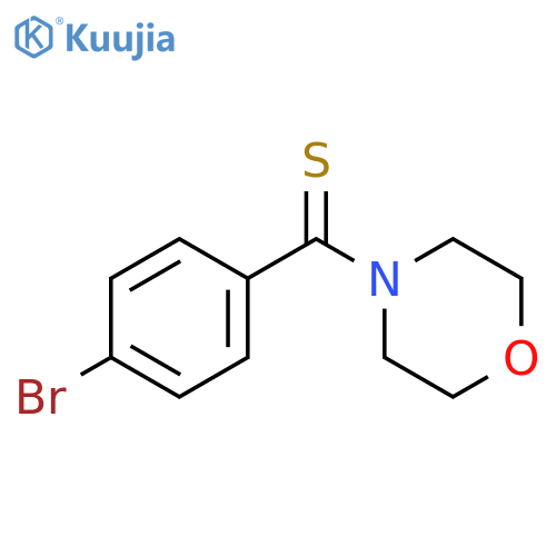 Morpholine, 4-[(4-bromophenyl)thioxomethyl]- structure