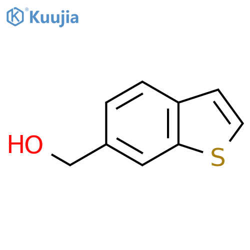 benzothiophen-6-ylmethanol structure