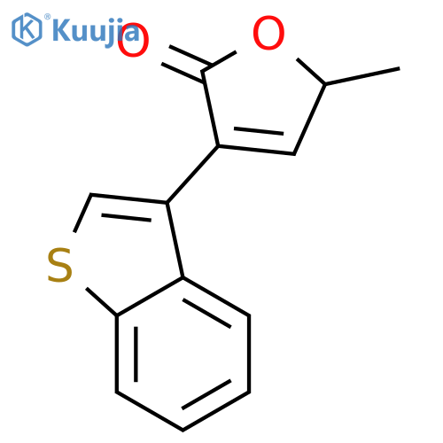 2(5H)-FURANONE, 3-BENZO[B]THIEN-3-YL-5-METHYL- structure