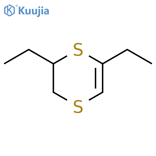 1,4-Dithiin, 2,6-diethyl-2,3-dihydro- structure