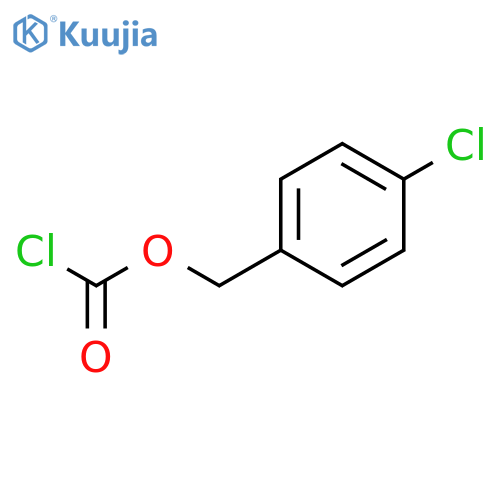 (4-chlorophenyl)methyl chloroformate structure
