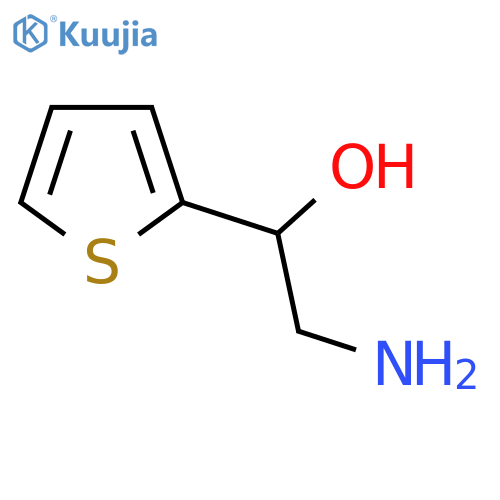 2-amino-1-(thiophen-2-yl)ethan-1-ol structure