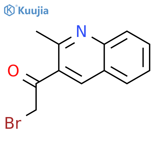 ETHANONE, 2-BROMO-1-(2-METHYL-3-QUINOLINYL)- structure