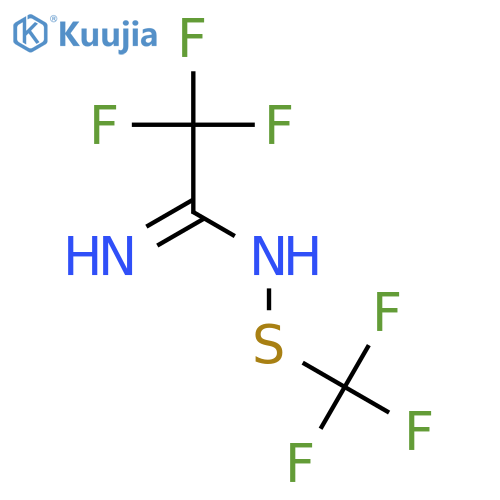 Ethanimidamide, 2,2,2-trifluoro-N-[(trifluoromethyl)thio]- structure