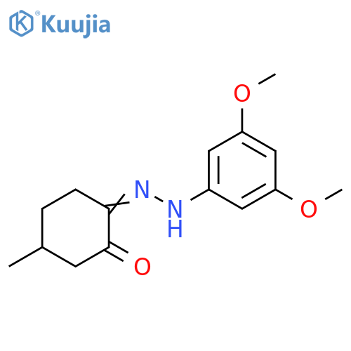 1,2-Cyclohexanedione, 4-methyl-, 1-[(3,5-dimethoxyphenyl)hydrazone] structure