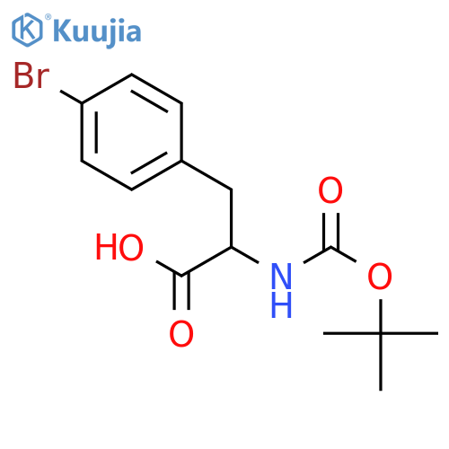 Boc-Phe(4-Br)-OH structure