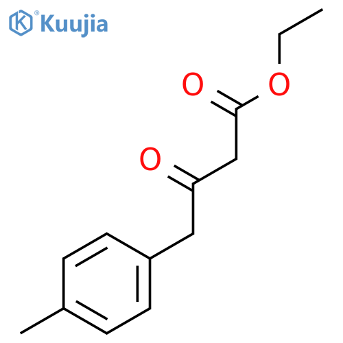 3-oxo-4-p-tolyl-butyric acid ethyl ester structure