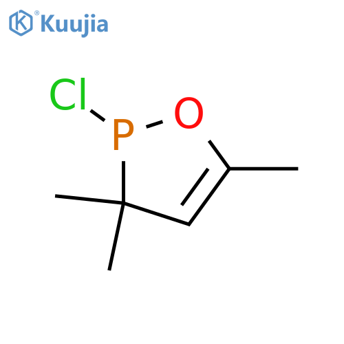 1,2-Oxaphosphole, 2-chloro-2,3-dihydro-3,3,5-trimethyl- structure
