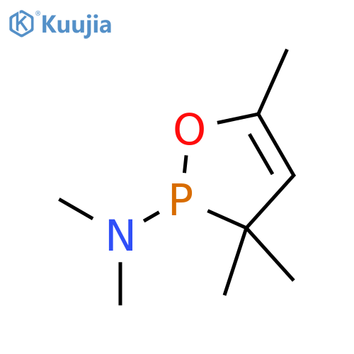 1,2-Oxaphosphol-2(3H)-amine, N,N,3,3,5-pentamethyl- structure
