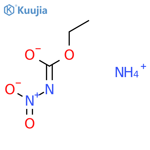 Nitrocarbamic acid ethyl ester ammonium salt structure