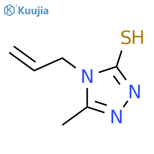 5-methyl-4-(prop-2-en-1-yl)-4H-1,2,4-triazole-3-thiol structure