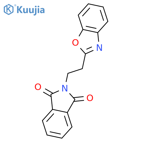 2-2-(1,3-Benzoxazol-2-yl)ethyl-1H-isoindole-1,3(2H)-dione structure