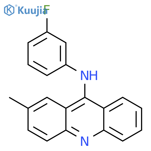 9-Acridinamine, N-(3-fluorophenyl)-2-methyl- structure