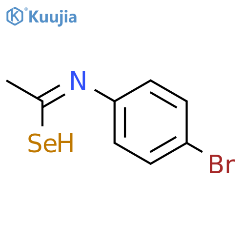 N-(4-bromophenyl)-1-λ1-selanylethanimine structure